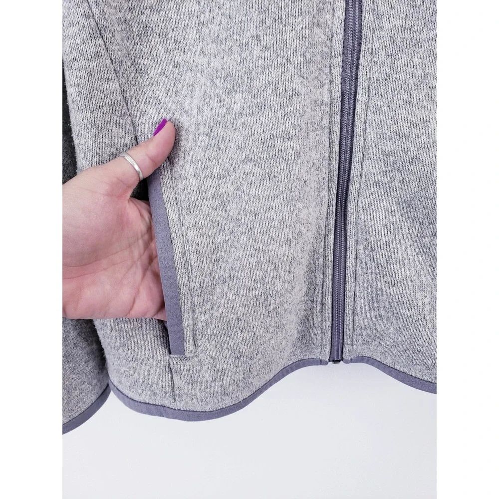 Patagonia Better Sweater Full Zip Jacket Gray Knit Fleece Womens Size Small‎